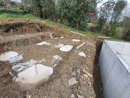 Dossier Servais Le Cellier Maison ossature bois avec fondation en  mur en béton armé et massifs longrines09_150519